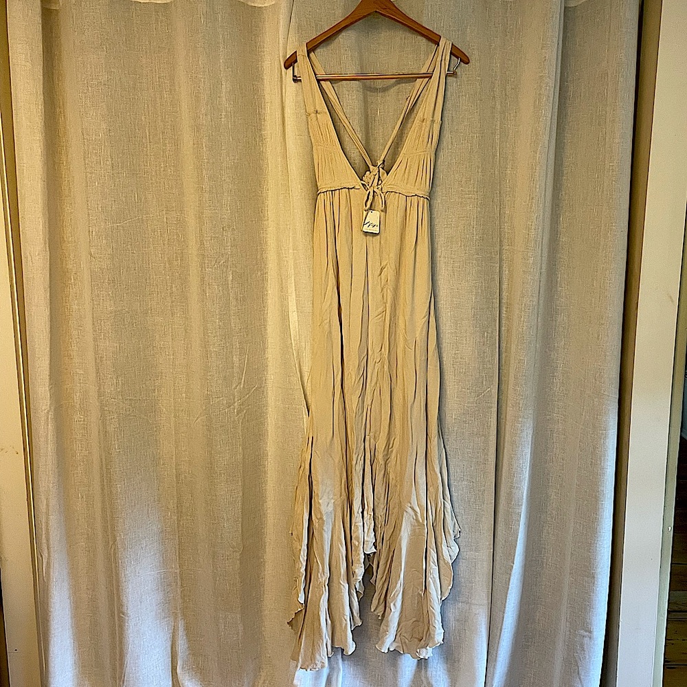 Free People full length dress size S new with tags
